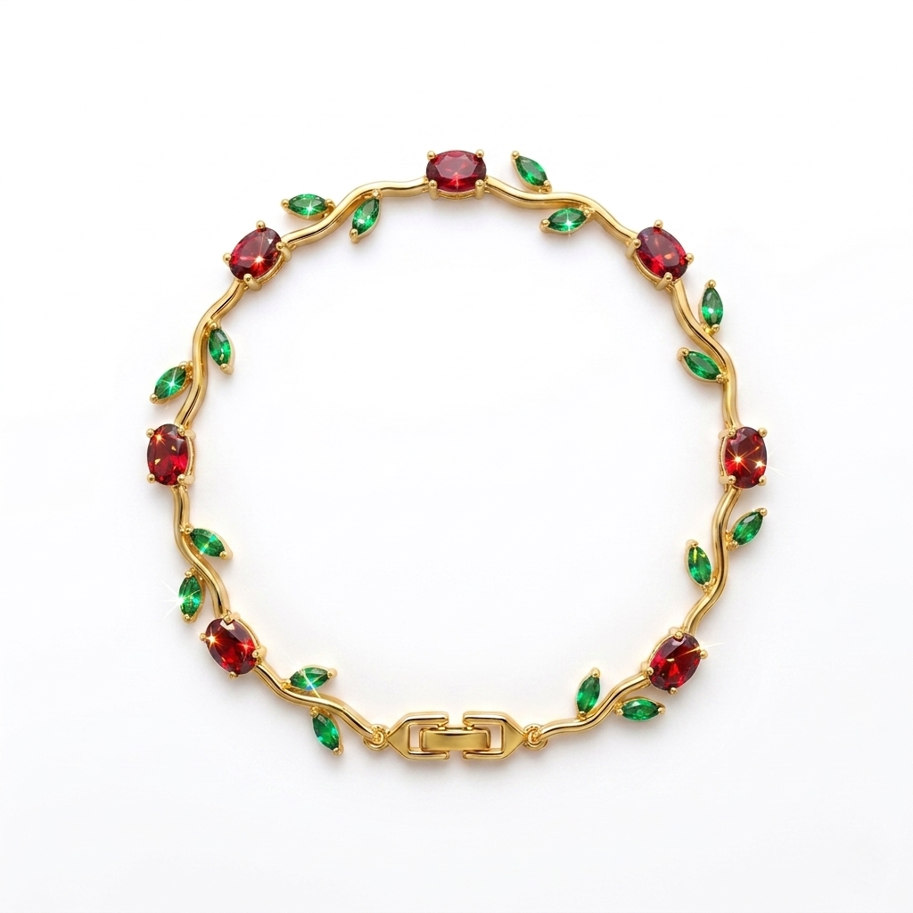 Tulip Bracelet (Red & Green)🌷