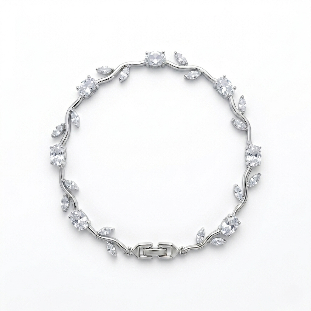 Tulip Bracelet (Silver White)🌷