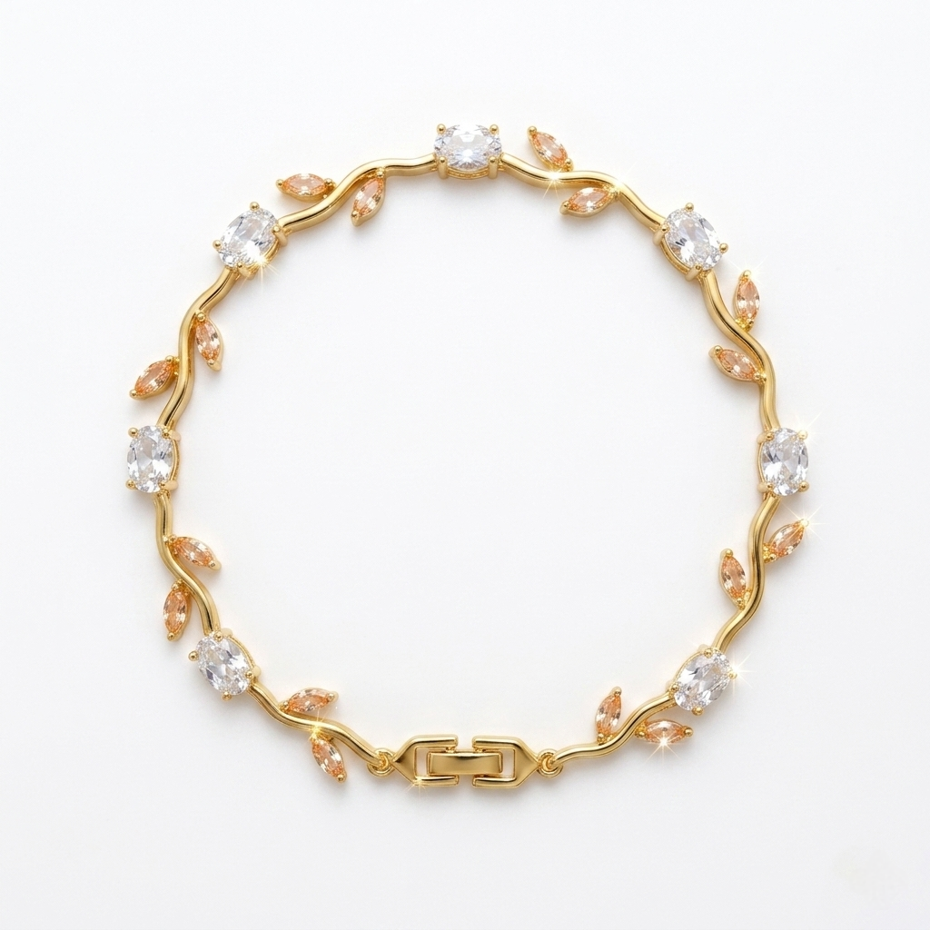 Tulip Bracelet (White & Pink)🌷