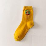 Cartoon Illustration Cozy Socks