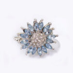 Sunflower Zircon Ring — Silver