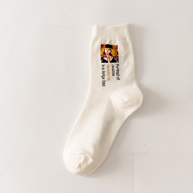Cartoon Illustration Cozy Socks
