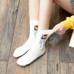 Cartoon Illustration Cozy Socks