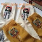 Cartoon Illustration Cozy Socks